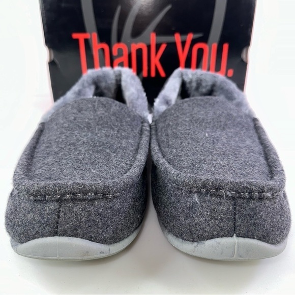 DEER STAGS Men’s Spun Felt Cozy Slipper Gray Pick Size 12M main image 5